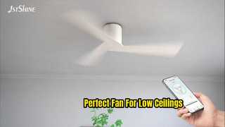 Melhor ventilador de teto de baixo perfil para tetos baixos